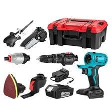 Set trusa unelte Engros 5 in 1 cu acumulator de 48V