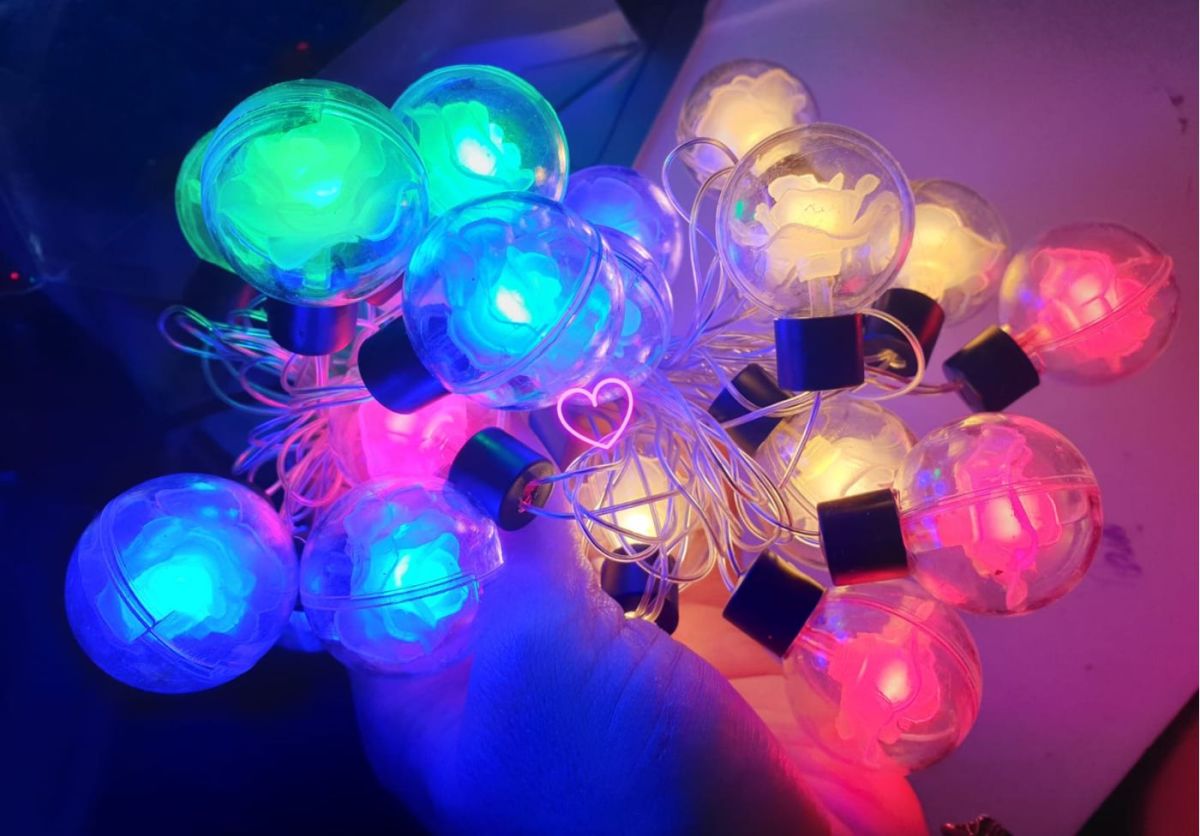 ​Instalație glob engros -3m glob led multicolore
