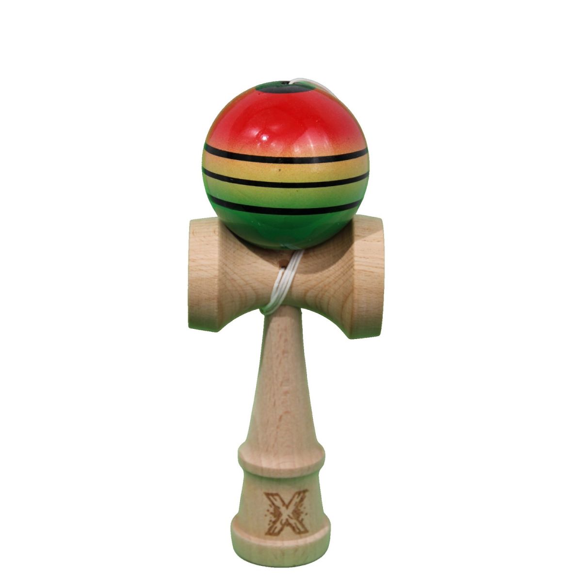 Kendama Original Super Sticky din lemn, ambalaj transparent, 18 cm Engros