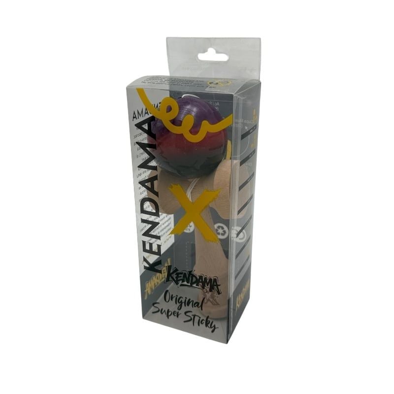 Kendama Original Super Sticky din lemn, ambalaj transparent, 18 cm Engros