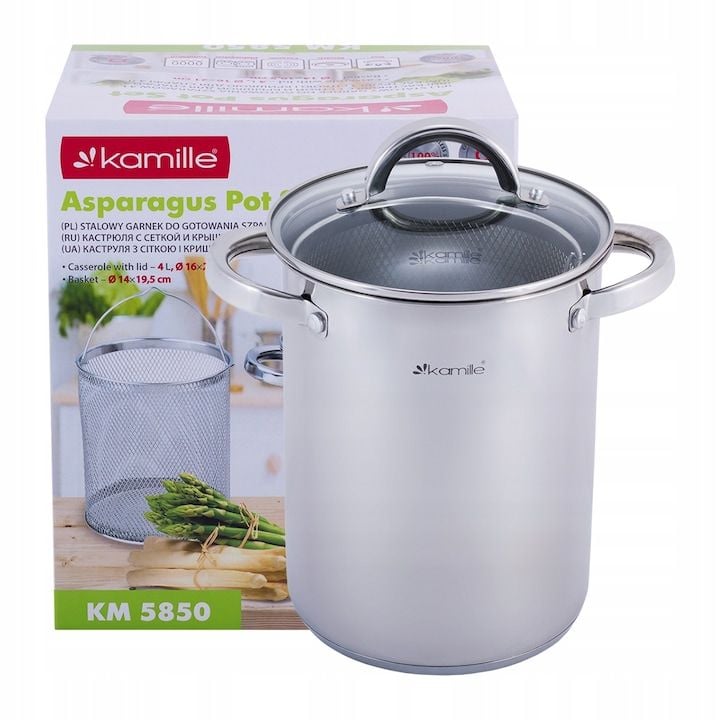 Oala Engros din otel inoxidabil Kamille, 4,0L, 16cm