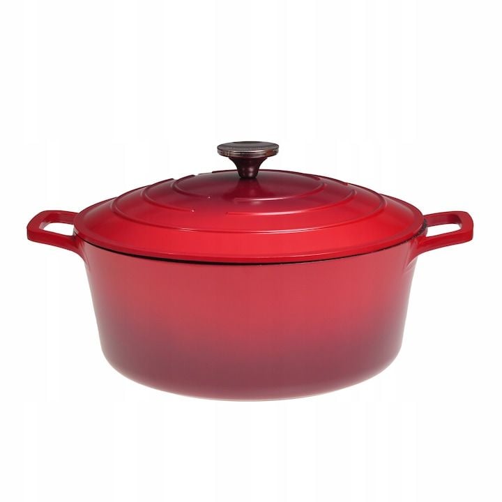 Oala Engros marmurata Kamille KM-4467, antiaderenta, rezistenta la zgarieturi, 6.5L, 28x12cm