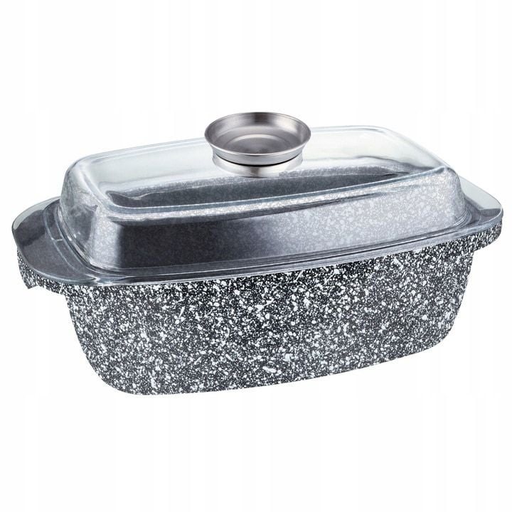 Tigaie Engros cu capac Ofenbach, din Otel inoxidabil, 5.5L, 32x21 cm