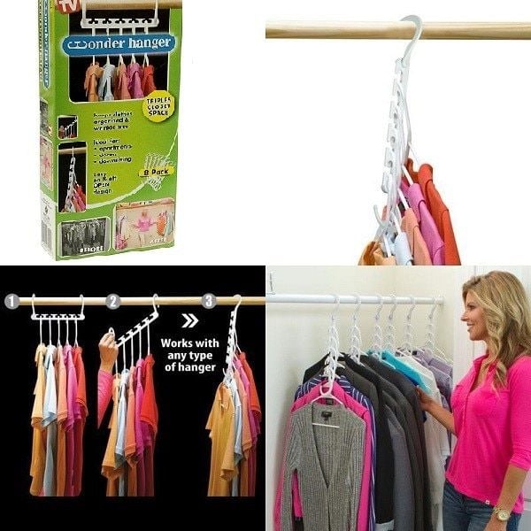 Suport organizator ENGROSS pentru 40 de umerase, Wonder Hanger
