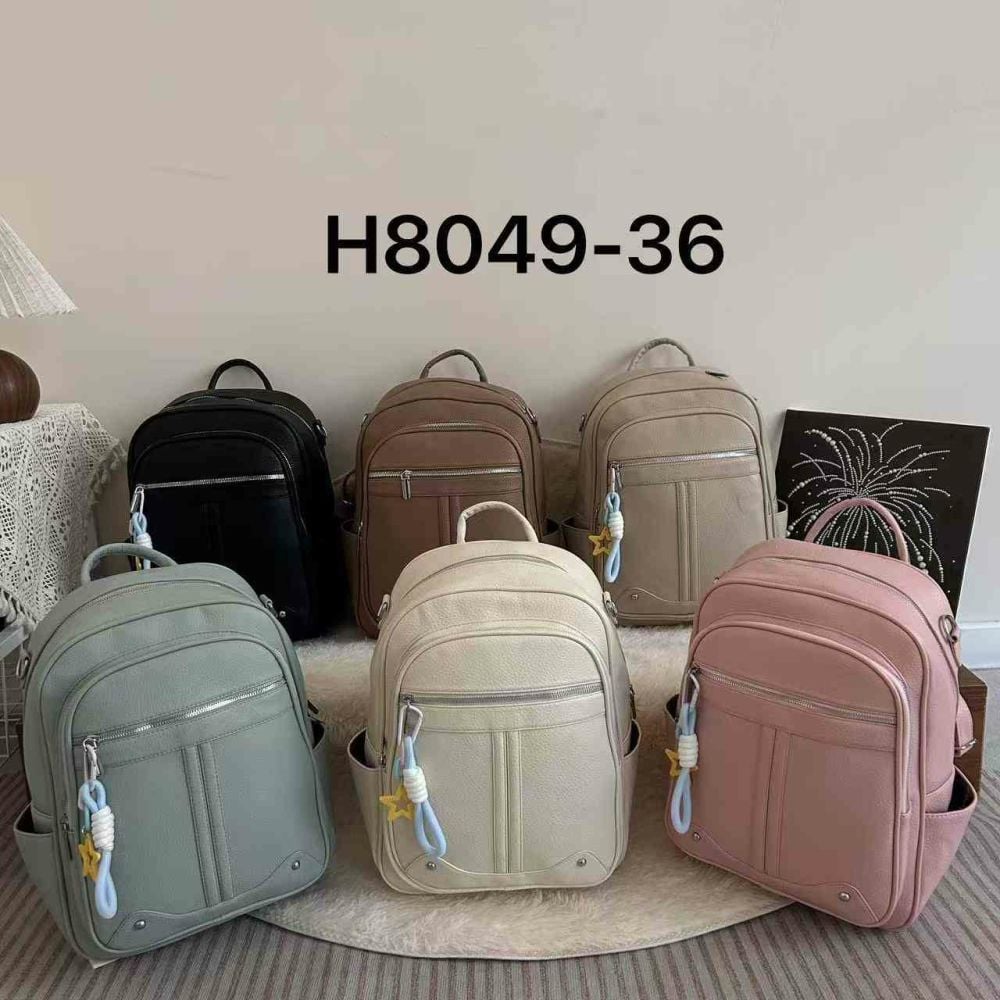 Rucsac Engros pentru femei, din piele ecologica, diverse culori, 36 cm, H8049-36