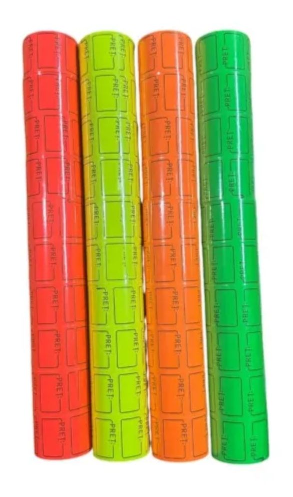 role etichete pret 10/set verda-galben Engros