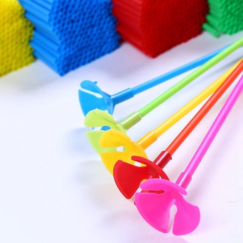 Set 100 Bete multicolor pentru baloane latex engross