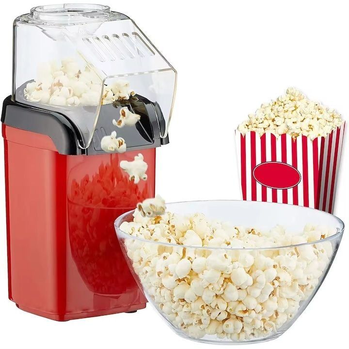 Popcorn Aparat de făcut popcorn ENGROSS, masina popcorn fără ulei cu preparare în 3 minute