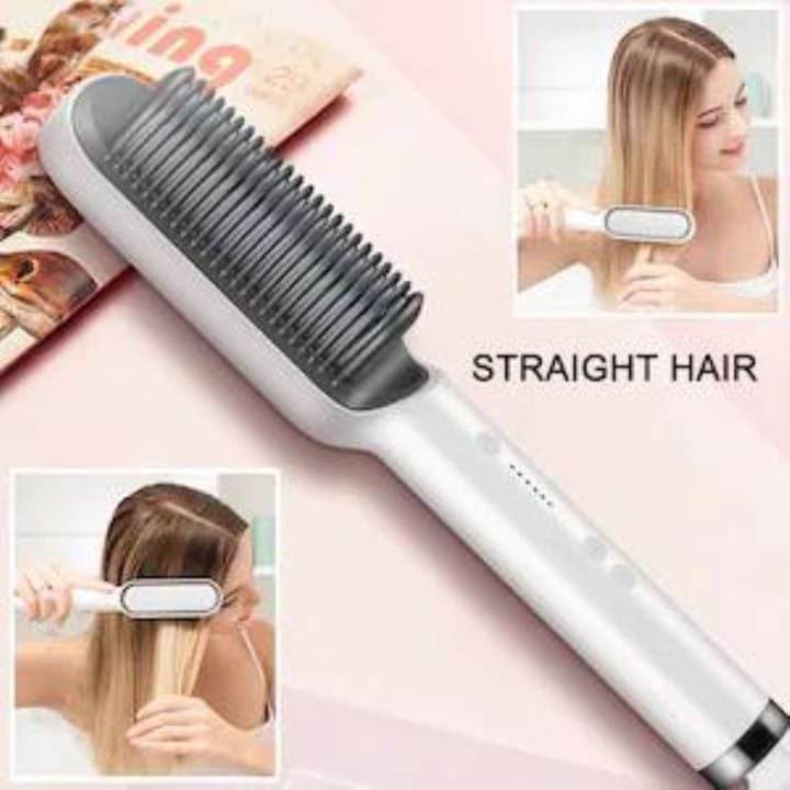 Perie electrica profesionala engross,pentru indreptat parul, pieptene pentru indreptat barba, par, coafat , alba