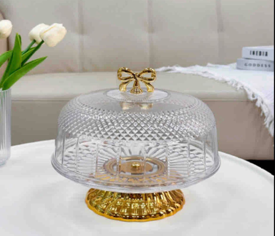 Platou din plastic cu picior 30*25 cm