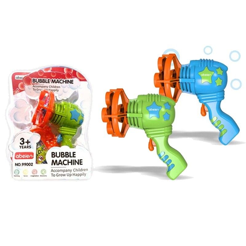 Pistol baloane sapun, jucarie automata, 4 orificii, design ergonomic, varsta 3 ani+ Engros