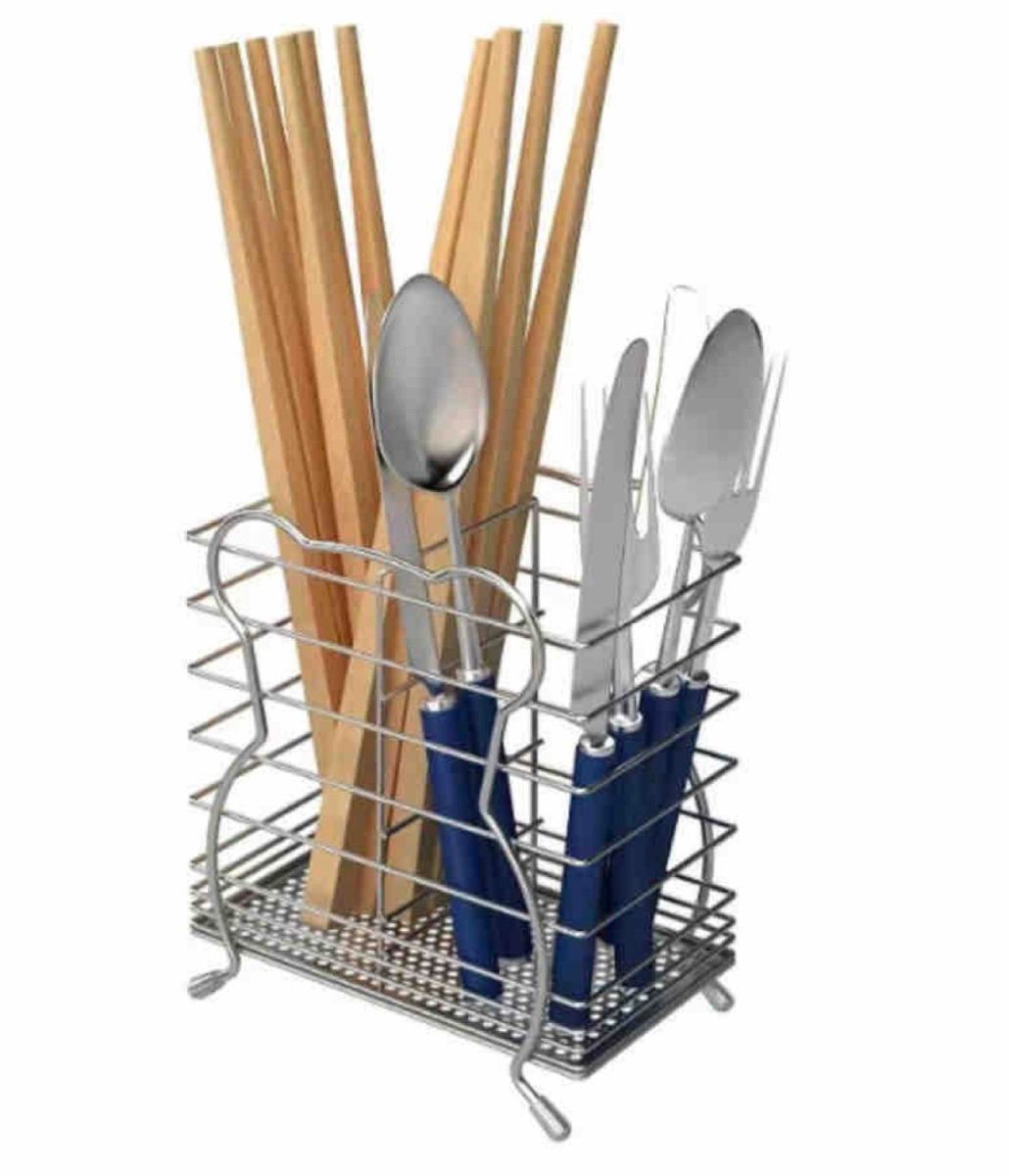Suport Tacâmuri din Inox – 14 x 16 cm