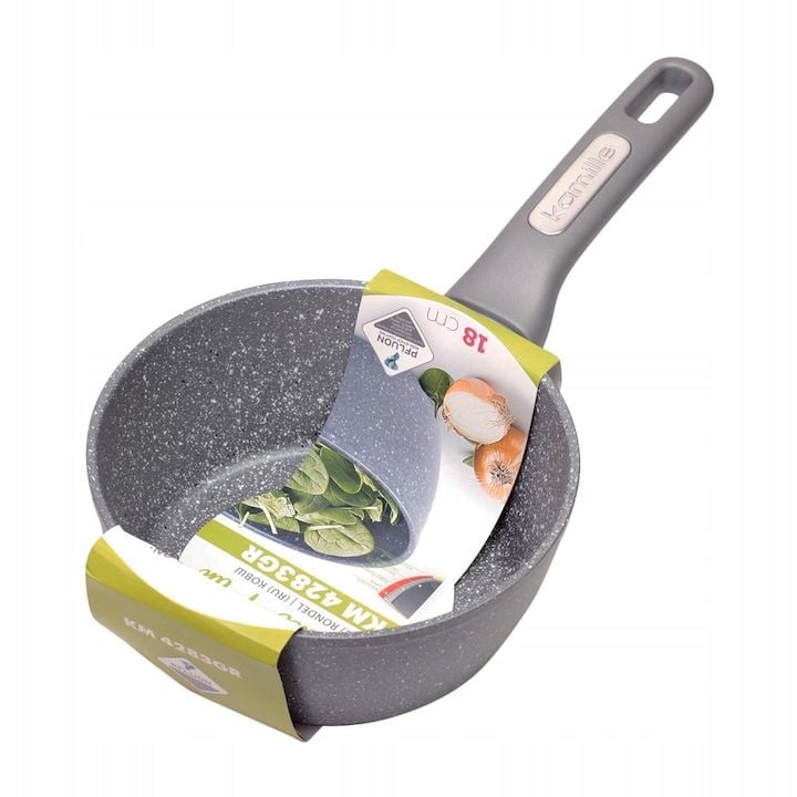 Rondel Engros granitowy 1,5 L Kamille, 18 cm, 8 cm, inductie, fara capac