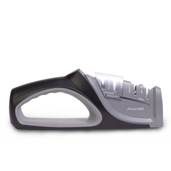 Ascutitoare Engeos de cutite Kamille KM-5704, manuala, cu 2 faze, 22x5x8.5cm