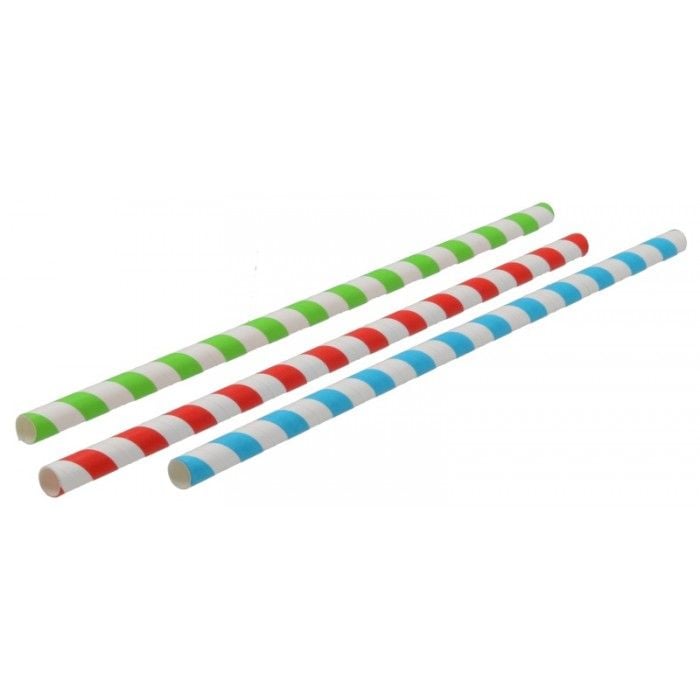 PAIE DIN HARTIE DUNGI COLOR Ø 6 x 200 mm (250buc/set)