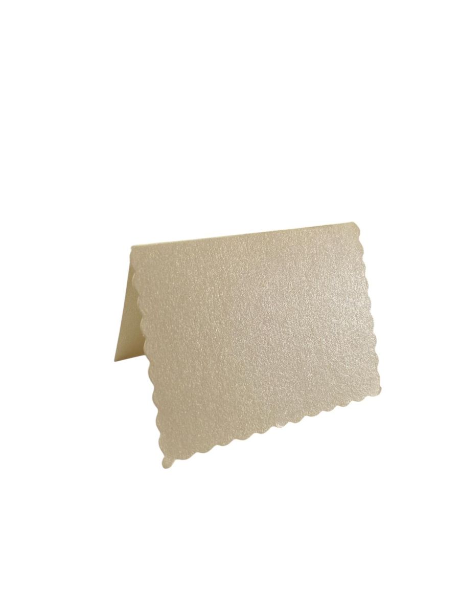 Cartoane pentru mese, 20/set, CREM, dimensiuni: 8.5 x 6.5 cm