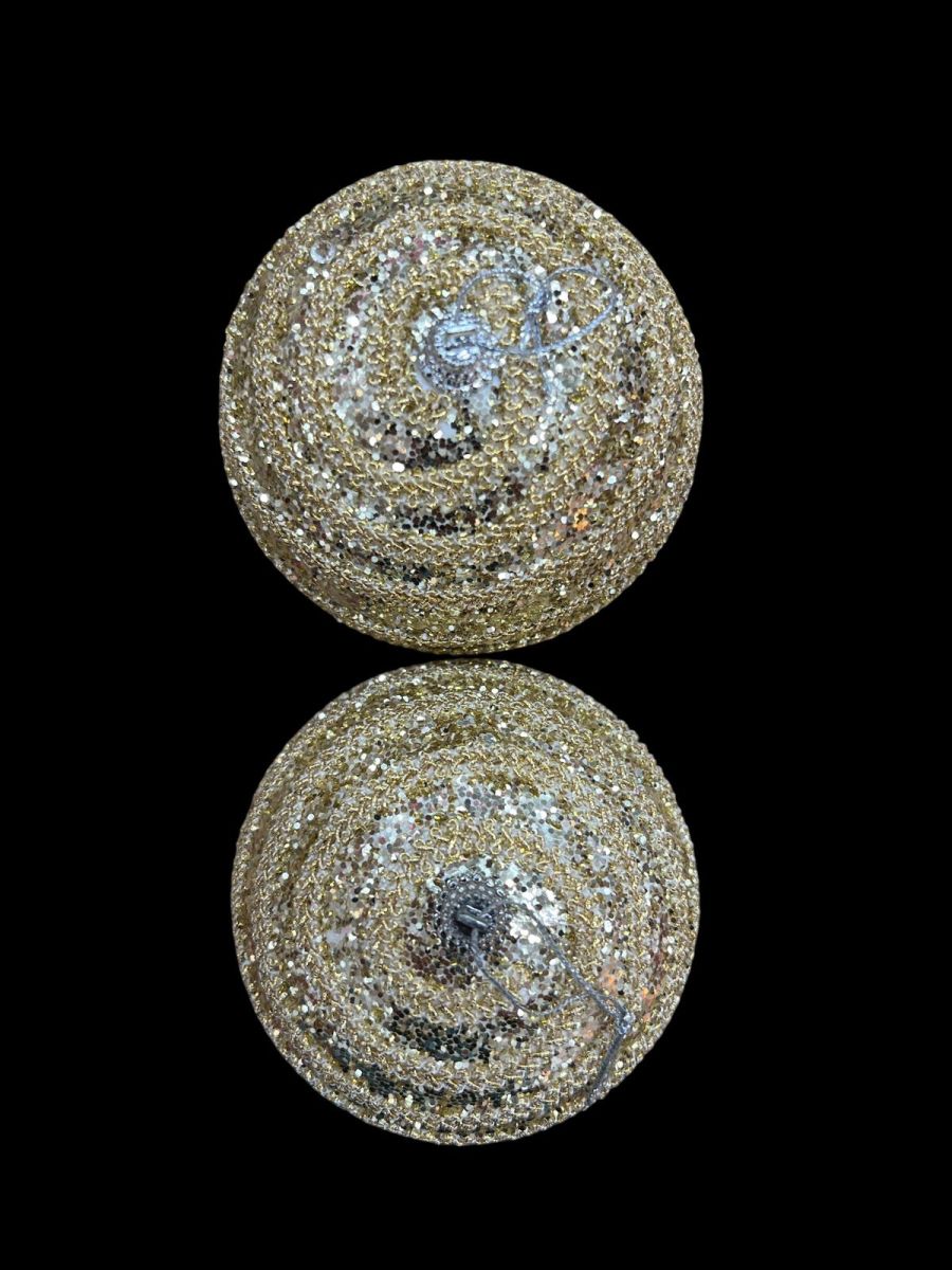 Glob de Craciun artificial din polistiren, Decoratiuni si ornamente de Craciun En-Gros, 10 cm