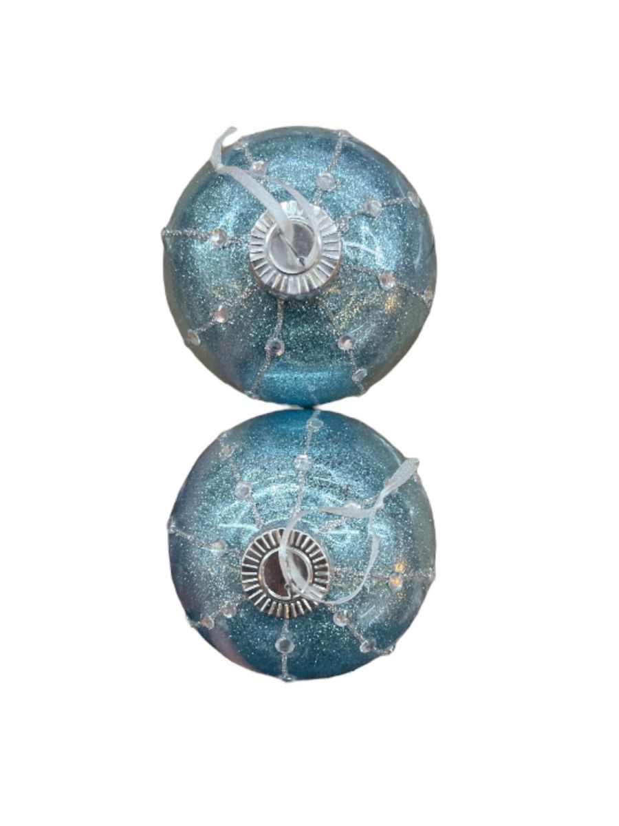 Glob de Craciun artificial din plastic, Decoratiuni si ornamente de Craciun En-Gros, 10 cm