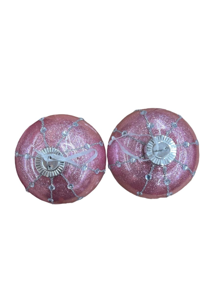 Glob de Craciun artificial din plastic, Decoratiuni si ornamente de Craciun En-Gros, 10 cm