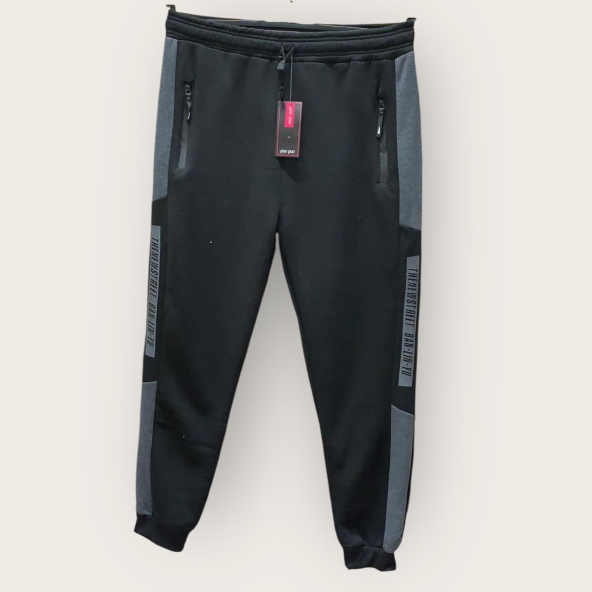 Pantaloni vatuiti barbati , cu manseta jos, simplu,Engros
