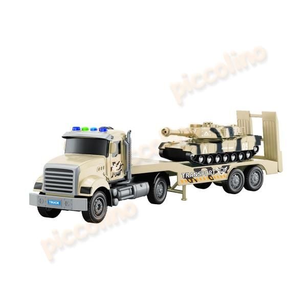 Camion militar frictiune L&S cu excavator 566