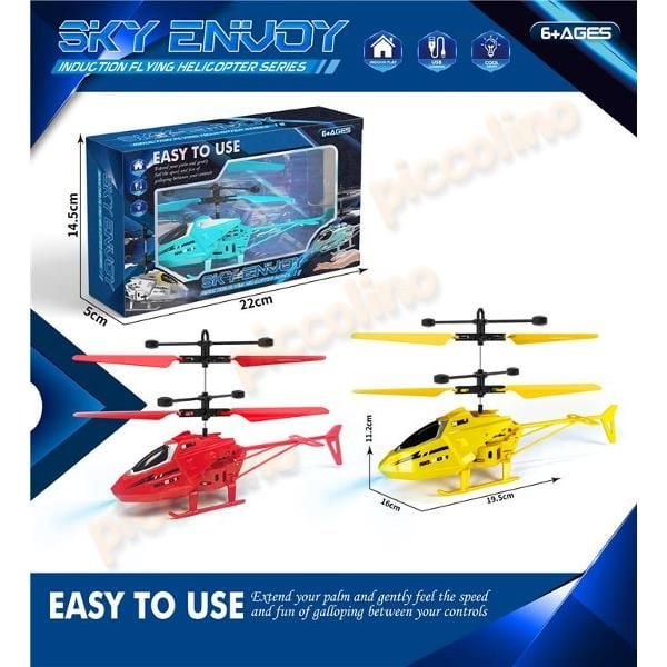Elicopter cu senzori inductie - Cer instelat