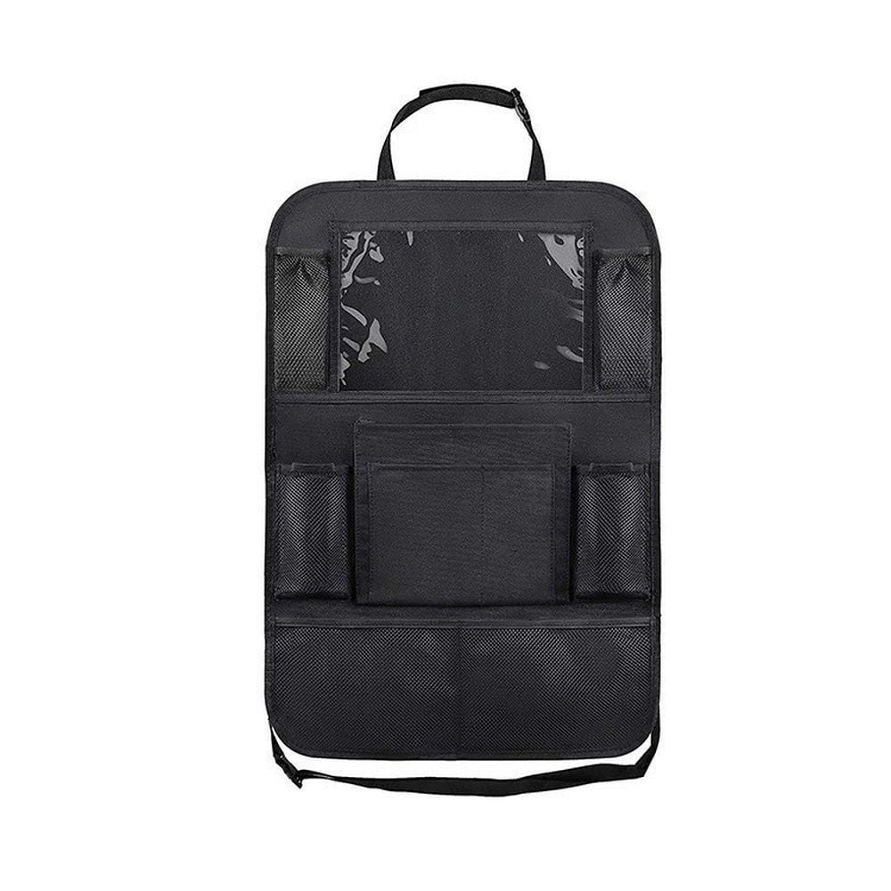 Organizator Auto Pentru Spatar Scaun, Multiple Compartimente, Negru Engros