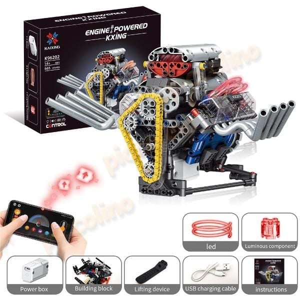 Set cuburi de construit - Motor control aplicatie 289 Engros