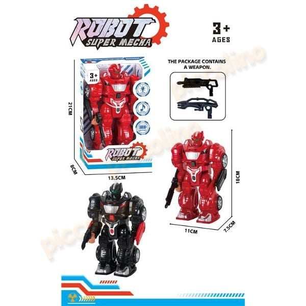 Jucarie Robot electric muzical cu lumina si arma 281 Engros