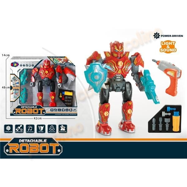 Jucarie Robot deformabil electric, asamblare 290 Engros