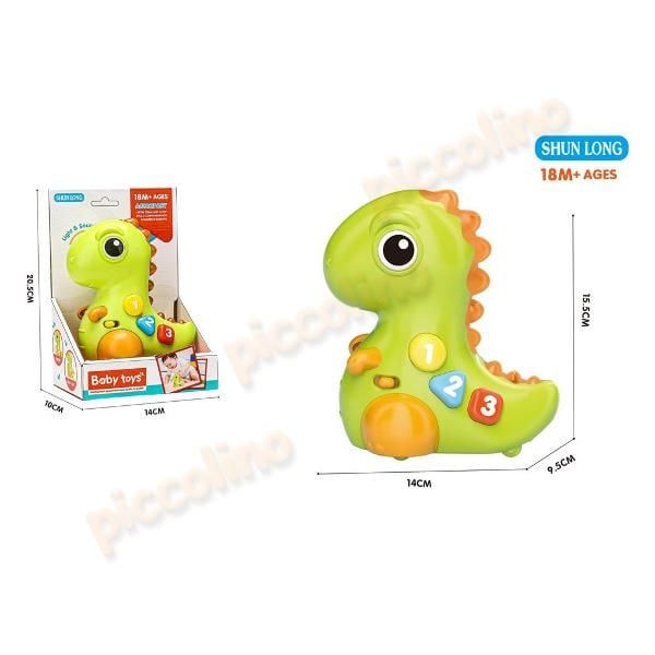 Dinozaur L&M cu butoane interactive Engros