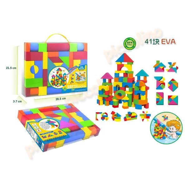 Set 41 cuburi soft de construit 326 Engros