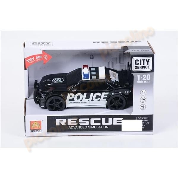 Masina de politie inertiala L&S scara 1:20 487 Engros