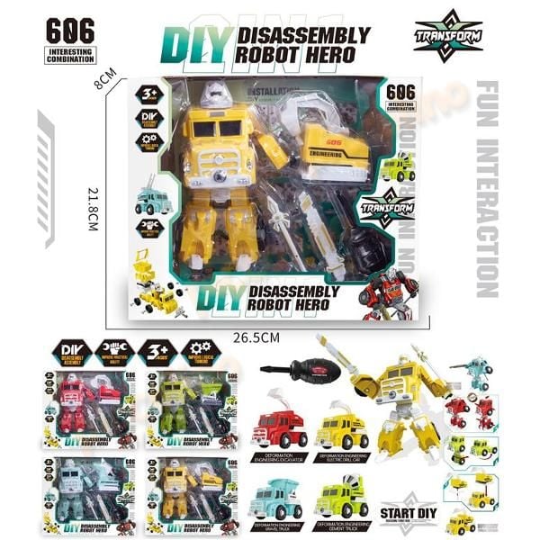 Jucarie Set asamblare - Robot constructor Engros