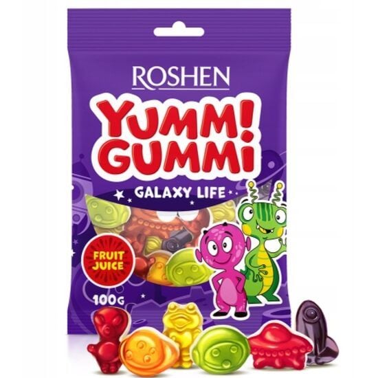 Jeleuri cu Fructe Roshen YUMMI GUMMI Galaxy Life 70 g – Gust Exploziv, Textură Delicioasă! Engros