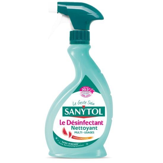 Dezinfectant multisuprafeţe grapefruit Sanytol, 500+100 ml Engros
