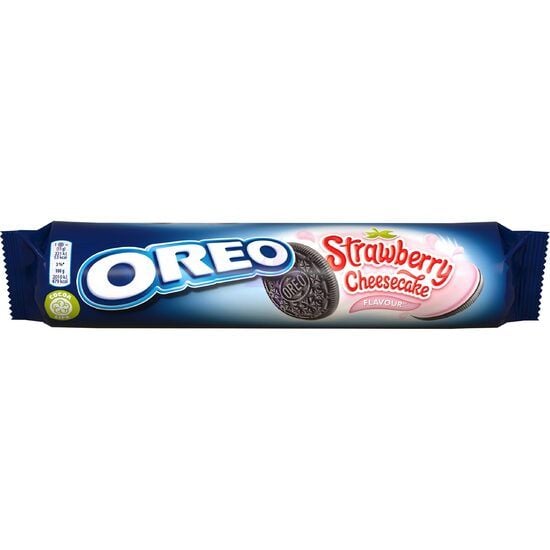 Biscuiti cacao cu crema cheescake si capsuni Oreo Original, 154g Engros