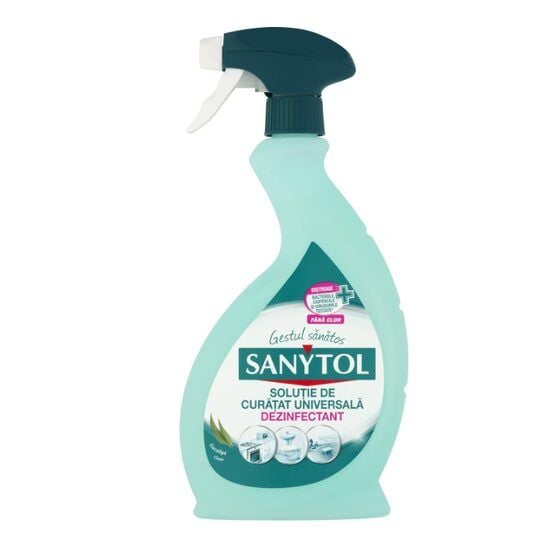 Solutie de curatat universala dezinfectant Sanytol Eucalipt, 500 ml Engros