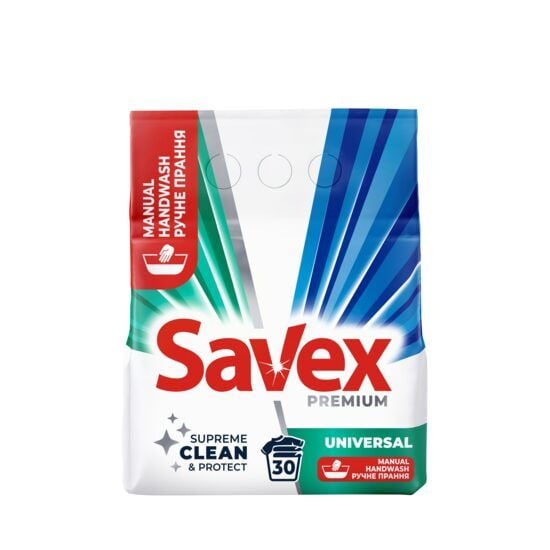 Detergent manual universal Savex Premium, 1,2kg, 30 spalari Engros