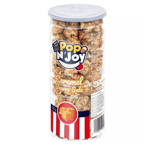 Funny Candy Pop N\'Joy  Popcorn cu caramel și unt sărat – gust crocant și delicios Engros