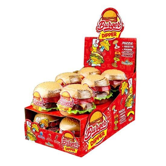 Funny Candy Burger Dipper 21g – o bomboană 