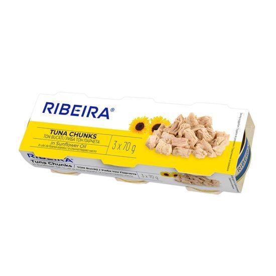 Ribeira Ton in ulei de floarea-soarelui 3x70g Engros