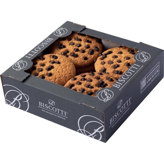 Fursecuri americane shortbread Biscotti cu bucăți de ciocolata, 400 g Engros