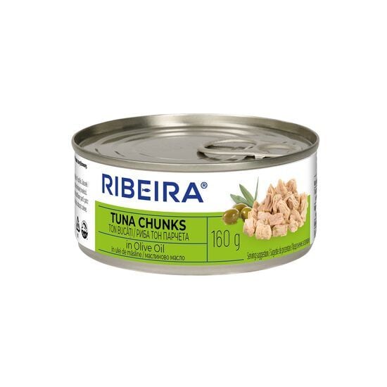 Ribeira Ton bucati in ulei de masline 160g Engros