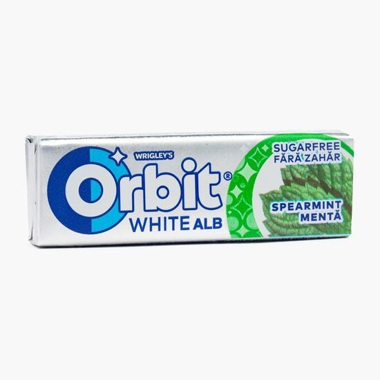 Orbit White Spearmint guma de mestecat fara zahar 10 pastile, 15,37g, 30 seturi Engros