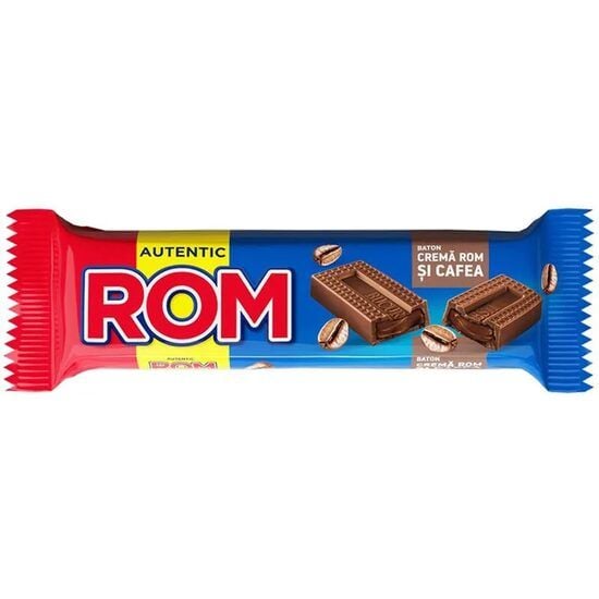 Rom, Baton de ciocolata cu crema de rom si cafea, 43.5 g Engros