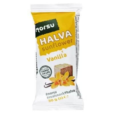 Halva de floarea soarelui „Zebra” Norsu cu vanilie 210g Engros