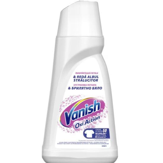 Vanish Gel pentru îndepărtarea petelor pentru haine Albe, 1 l Engros