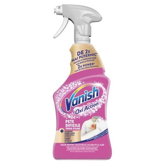 Vanish Solutie spray impotriva Petelor Oxi Action Gold, 454ml Engros