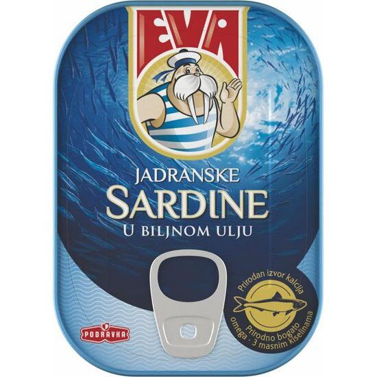 Conserva de sardine in ulei vegetal Eva 100g Engros